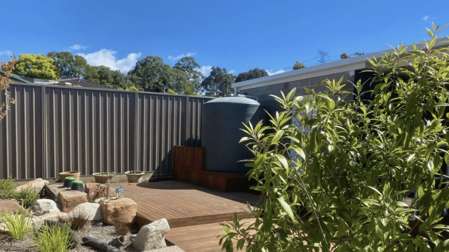 rainwater tank sustainable play